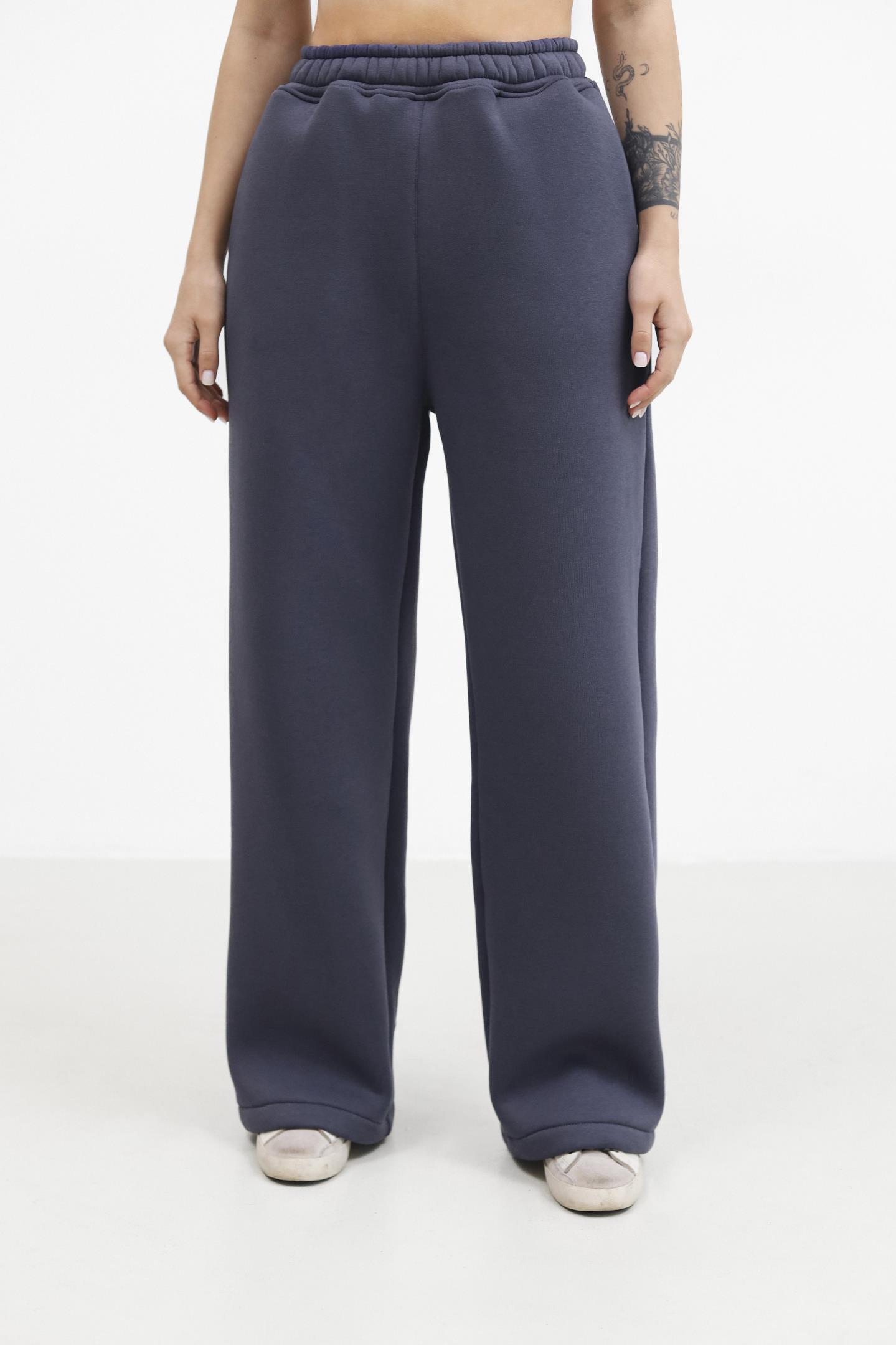 Утеплені штани з регульованим низом Антрацит