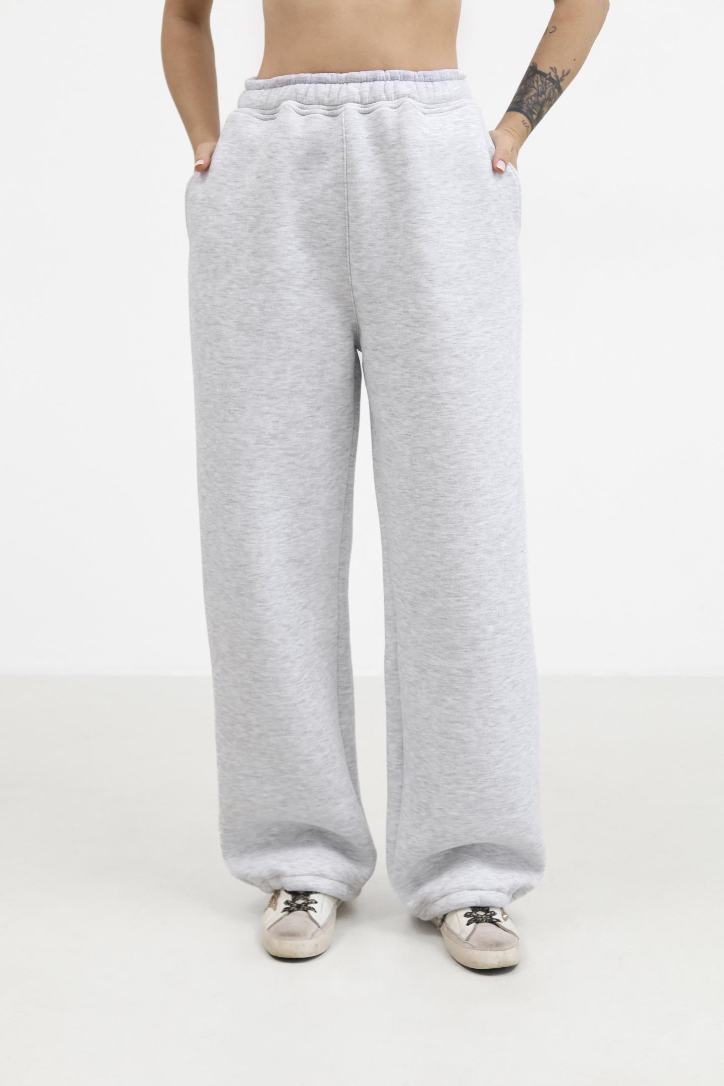 Утеплені штани з регульованим низом Меланж