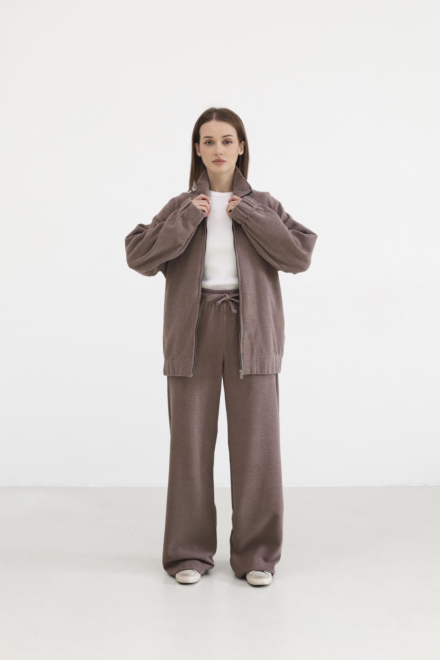 Базові штани з м’якою посадкою Капучино