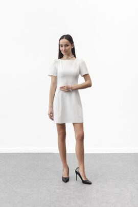Елегантна сукня-міні Молоко