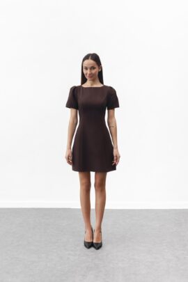 Елегантна сукня-міні Шоколад