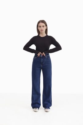 Класичні жіночі джинси Синій