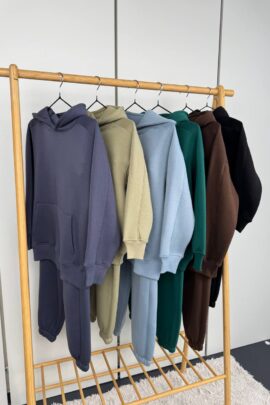 Затишний дитячий костюм з бавовни Шоколад