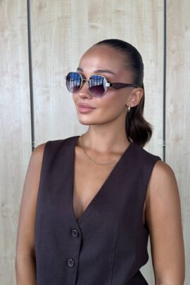 Сонцезахисні окуляри-фешн Чорний