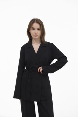 Сорочка-жакет  Чорний