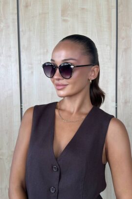 Жіночі сонцезахисні окуляри з поляризацією Чорний