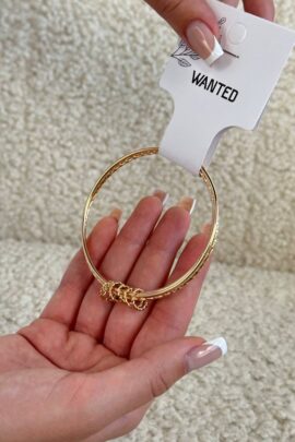 Набір браслетів-кілець Золото