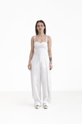 Штани-палаццо класичні Молоко