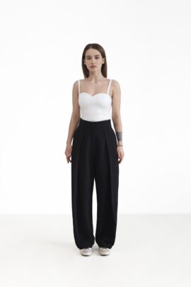 Штани-палаццо класичні Чорний