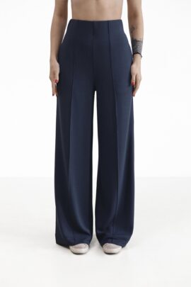 Жіночі штани палаццо зі стрілками Антрацит