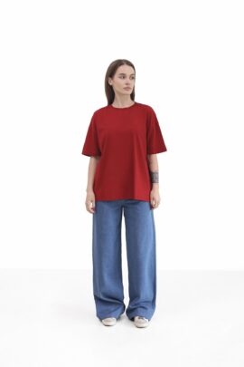 Жіноча бавовняна футболка Бордо