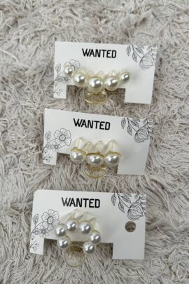 Заколка-крабик з перлами Набір 1