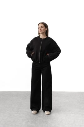 Куртка-бомбер Чорний