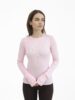 Жіночий однотонний лонгслів Рожевий