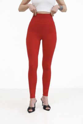 Жіночі лосини з високою талією Червоний