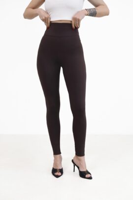 Жіночі лосини з високою талією Шоколад